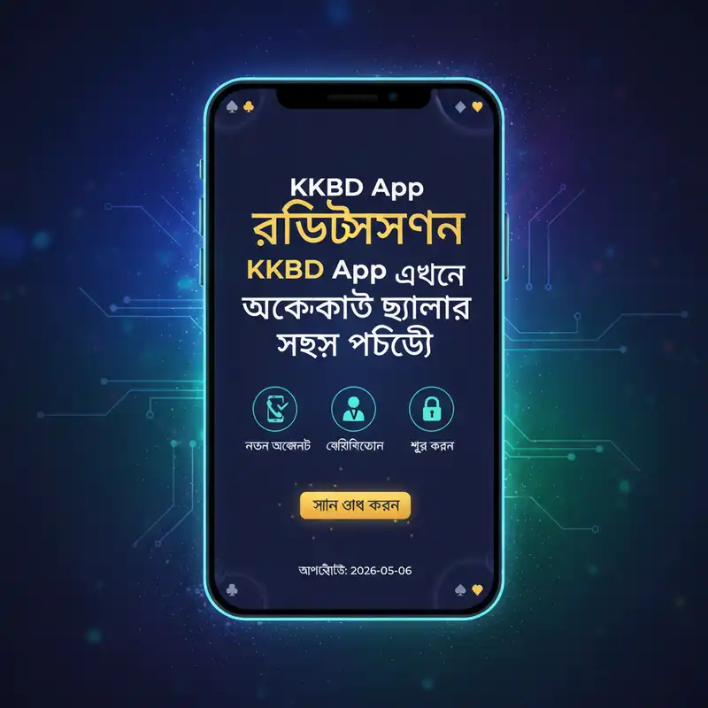 KKBD App অ্যাকাউন্ট রেজিস্ট্রেশন গাইড ২০২৬